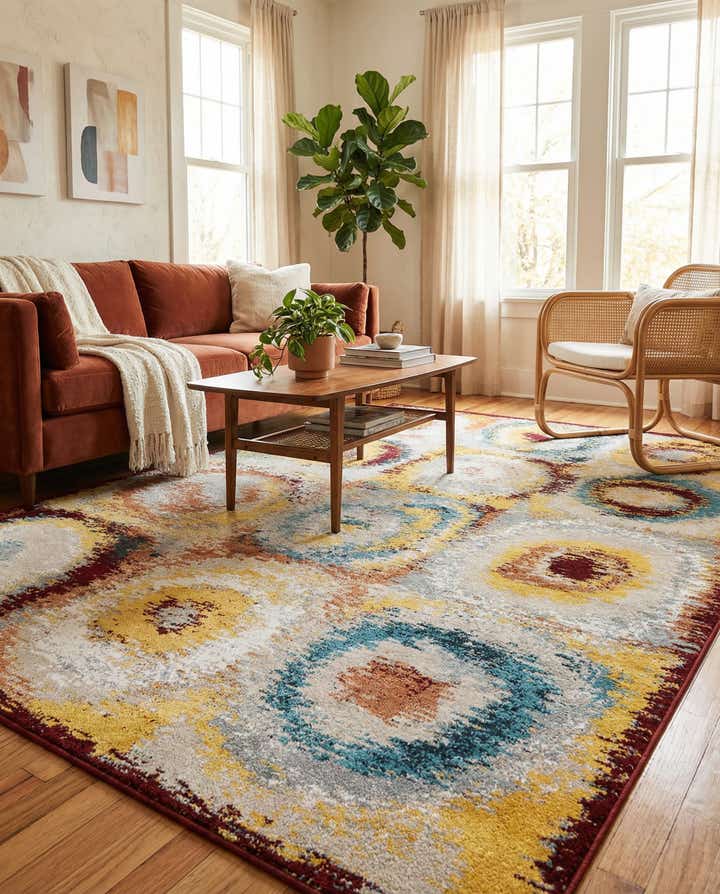 6' 1 x 9' Kamala Washable Rug