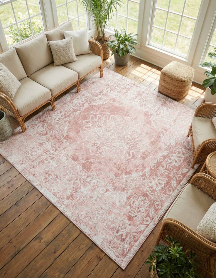 Detail image of 7' 10 x 7' 10 Oxford Square Rug