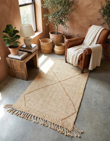 3' 1 x 4' 11 Hand Knotted Moroccan Wool Rug