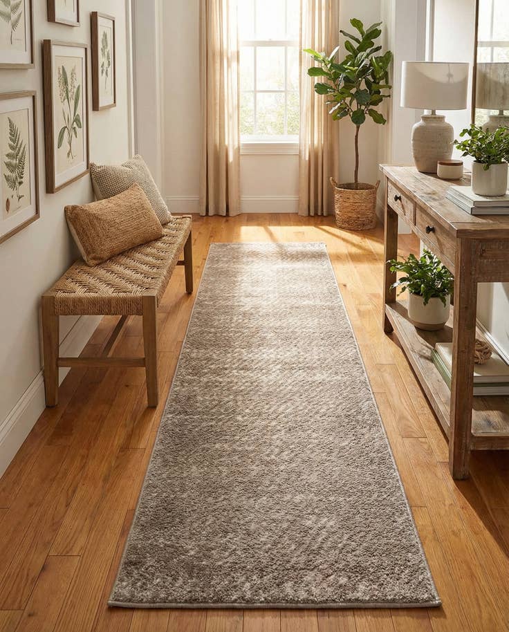 Detail image of 2' x 8' Sepia Runner Rug