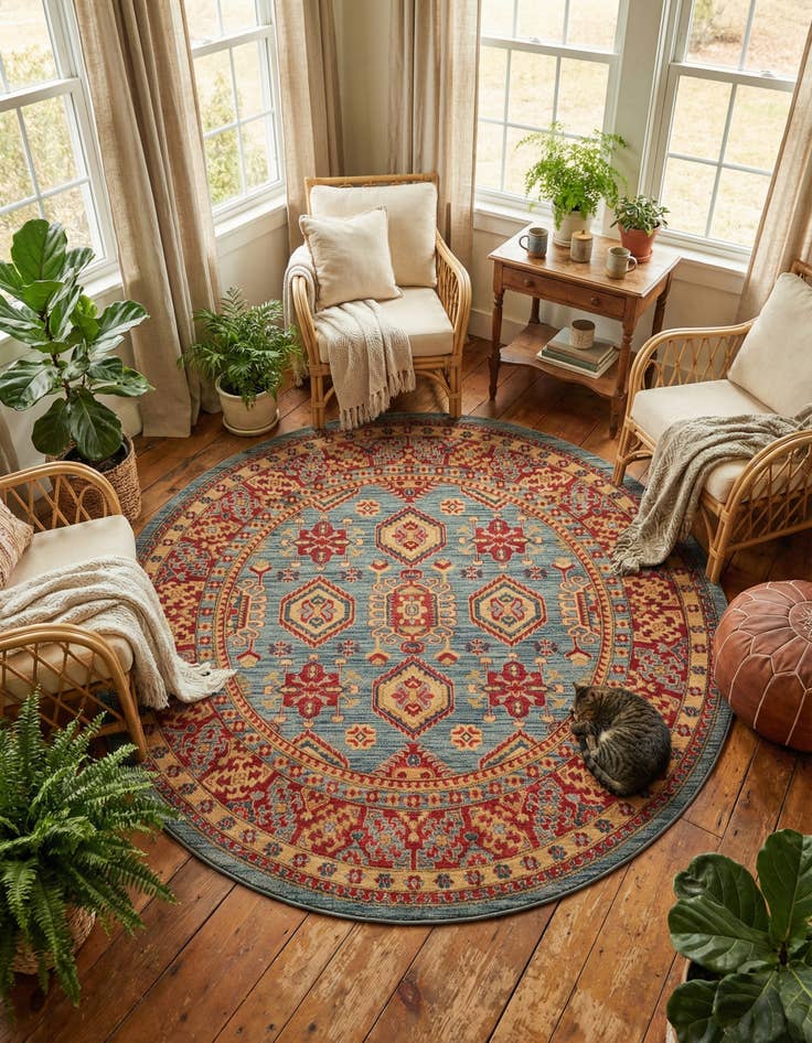 Detail image of 8' x 8' Sara Round Rug