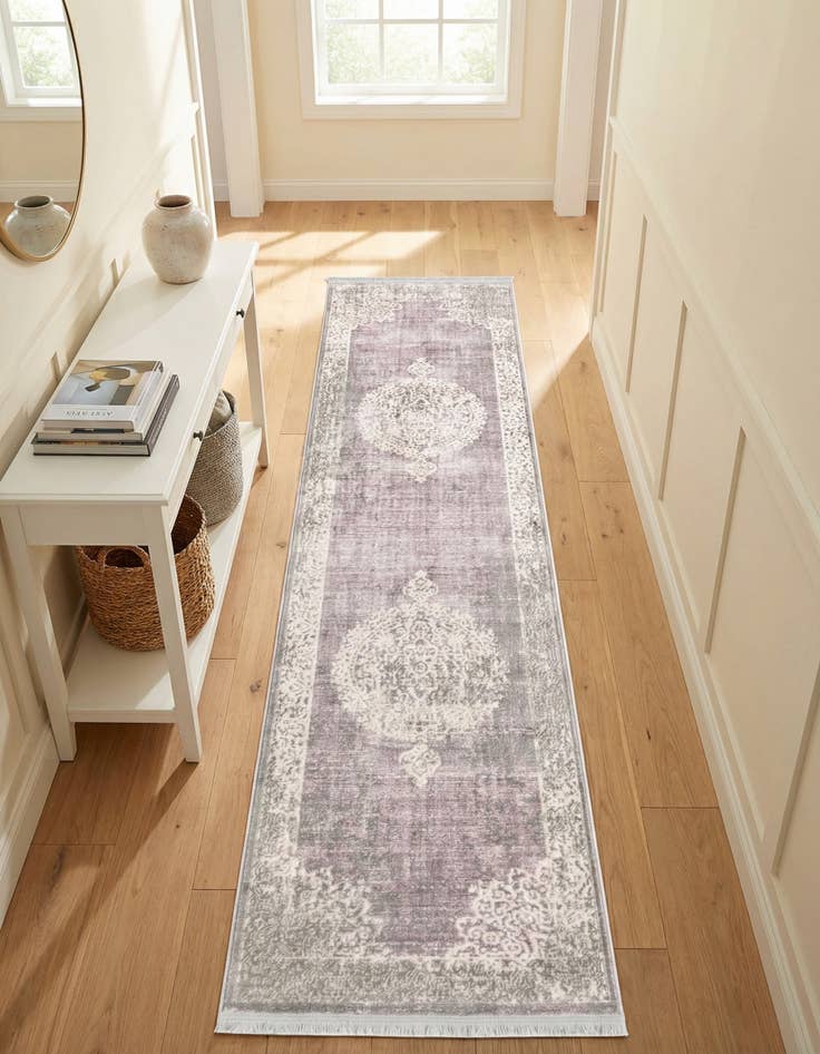 Detail image of 2' 7 x 10' Modern Classical Runner Rug