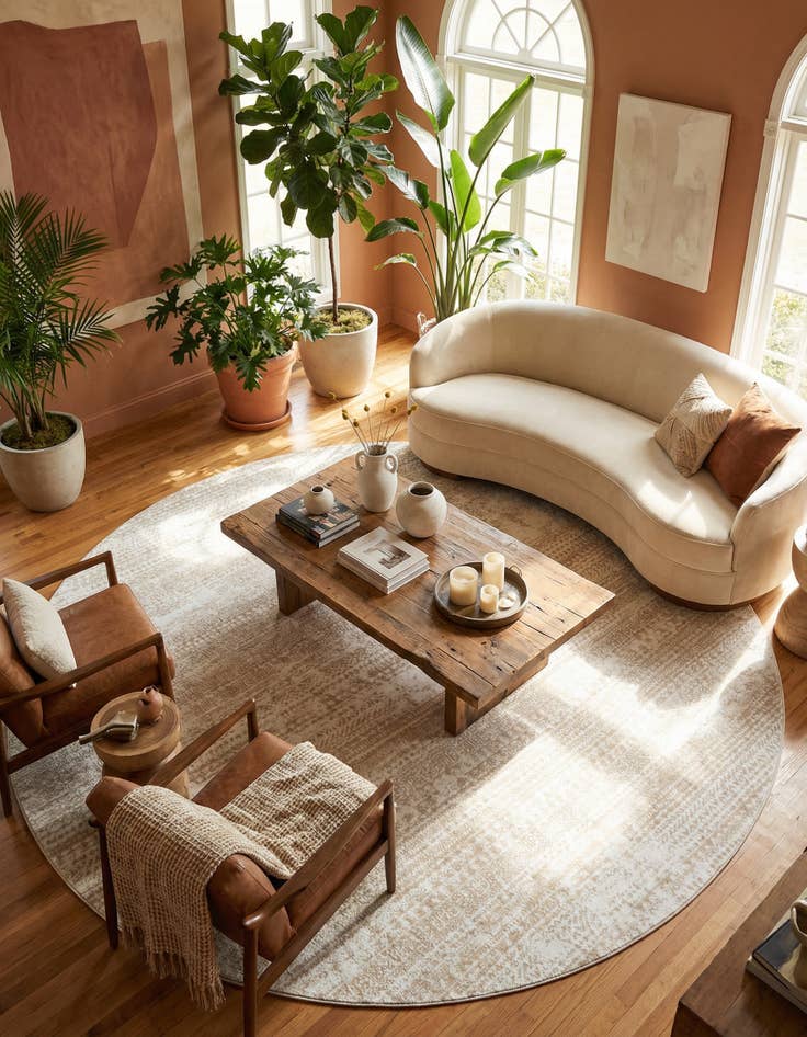 Detail image of  10' 8 x 10' 8 Hermitage Round Rug