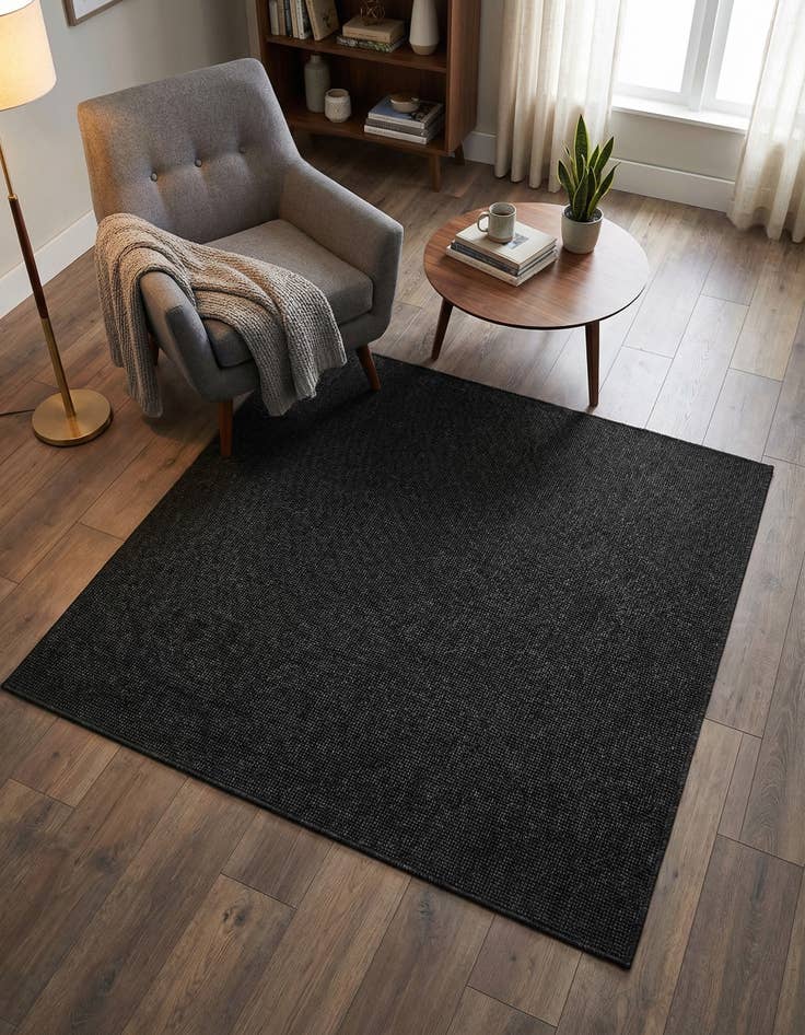 Detail image of 5' 3 x 5' 3 Everyday Solid Square Rug