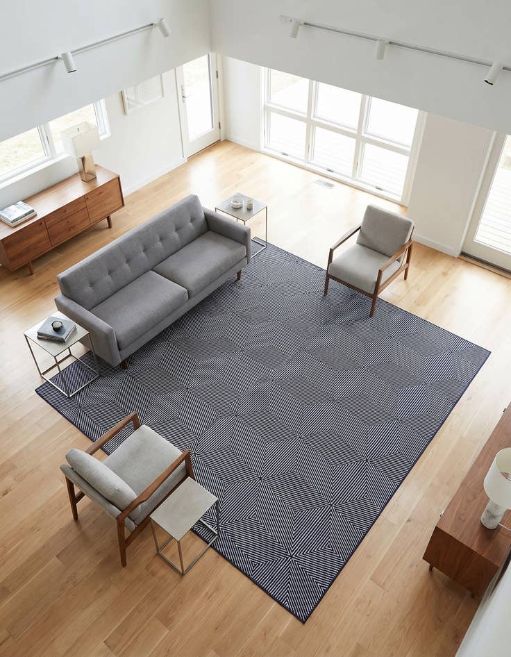 Detail image of 10' x 10' Easy-Clean Sabrina Soto Indoor / Outdoor Square Rug