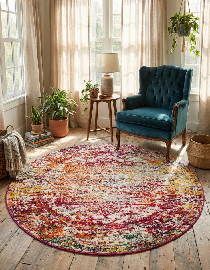 Detail image of 5' 3 x 5' 3 Arlington Round Rug