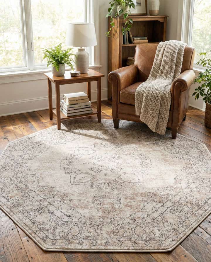 5' 3 x 5' 3 Oregon Octagon Rug