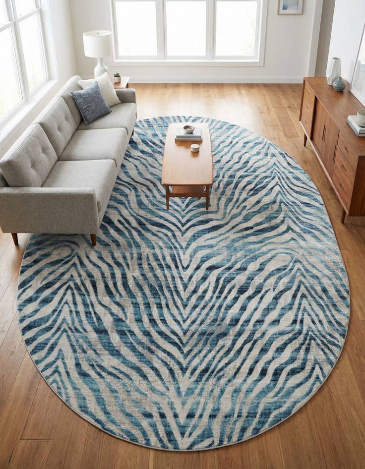 Detail image of  7' 10 x 10' Finsbury Oval Rug