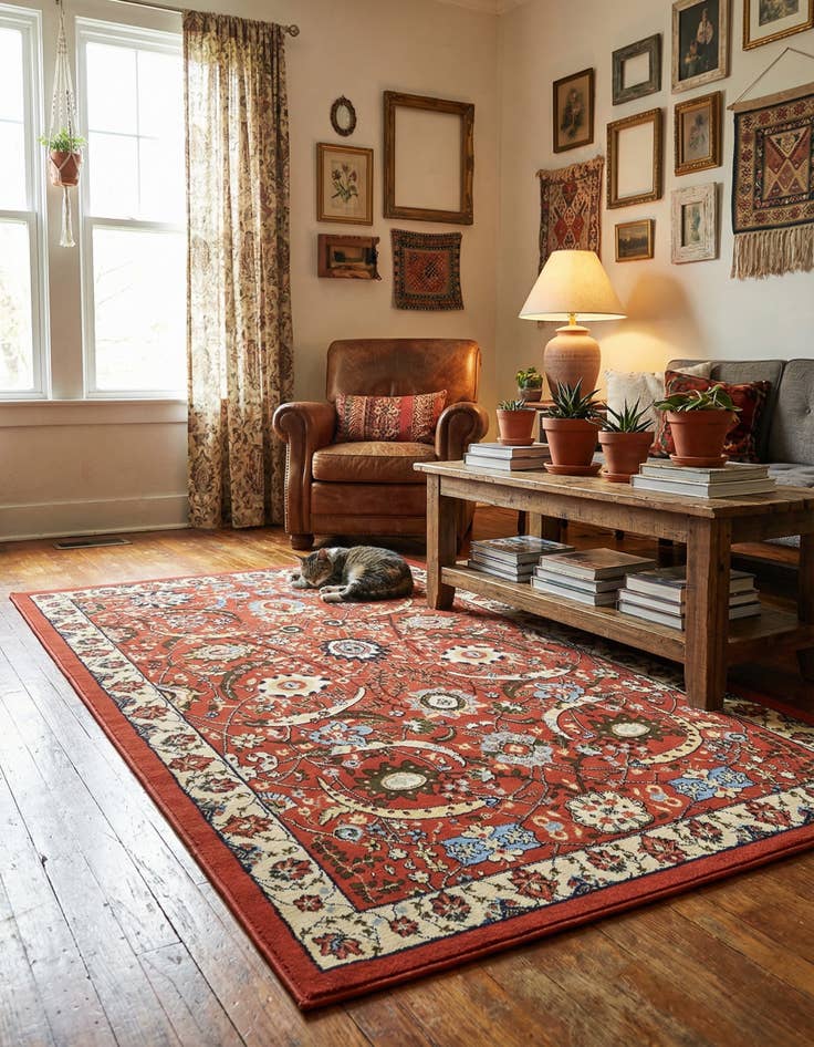 Detail image of 5' 3 x 8' Neda Rug