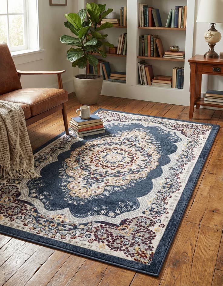 Detail image of 3' 3 x 5' 3 Kamala Washable Rug