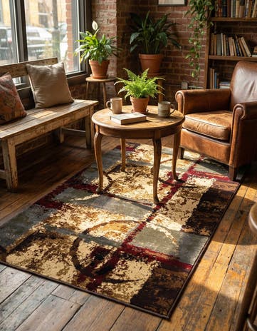 3' x 5' 3 Cafe Rug