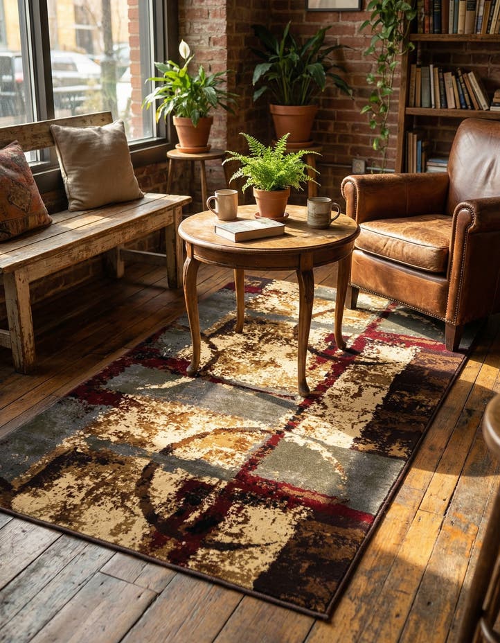 3' x 5' 3 Cafe Rug