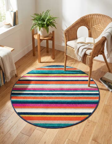 3' x 3' Azalea Round Rug
