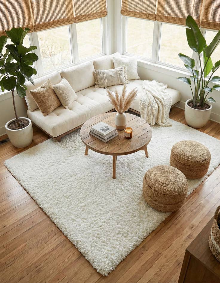 Detail image of 7' x 10' Zermatt Shag Rug