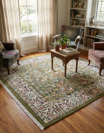 6' 1 x 6' 1 Nain Design Square Rug