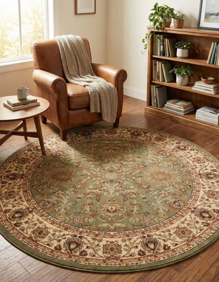 Detail image of 7' x 7' Aditi Round Rug