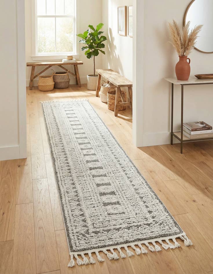 Detail image of 2' 7 x 12' Boho Runner Rug