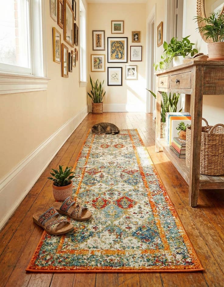 Detail image of 2' 7 x 10' Venice Runner Rug