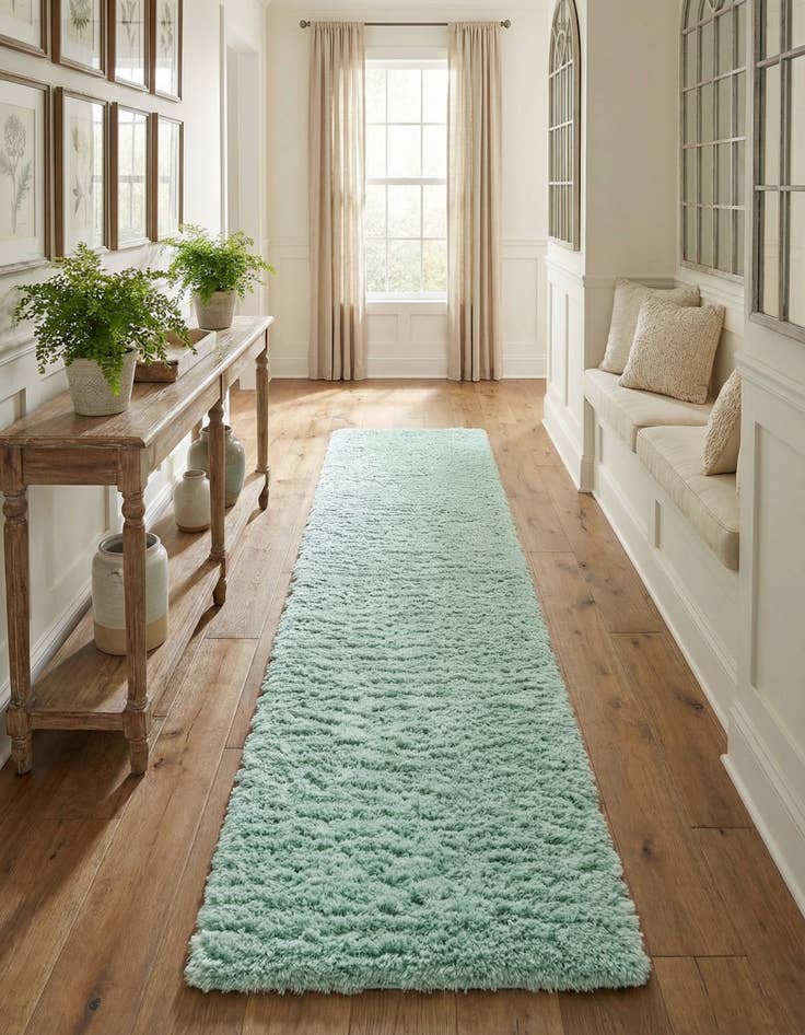 Detail image of  2' 7 x 13' Infinity Shag Runner Rug