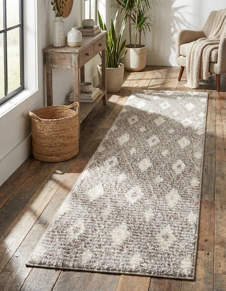 Detail image of 2' x 6' Sepia Runner Rug