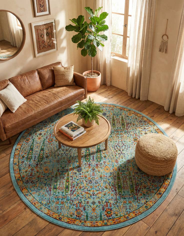 Detail image of 10' x 10' Calypso Round Rug