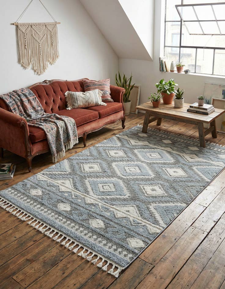 Detail image of 5' 3 x 8' Boho Rug