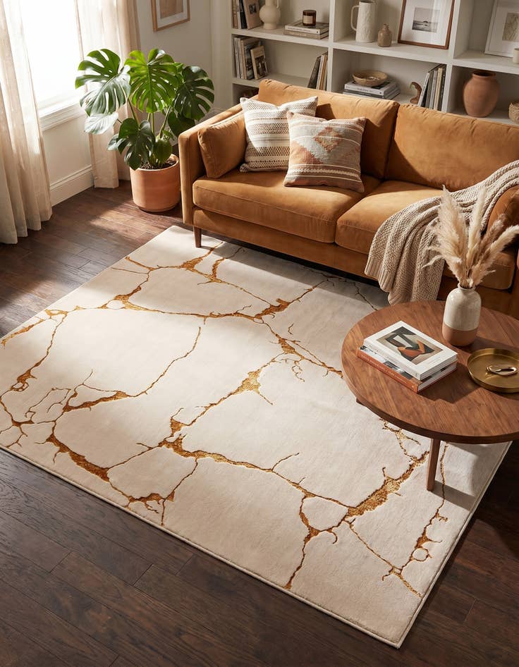 Detail image of 5' 3 x 7' Vogue Geo Rug