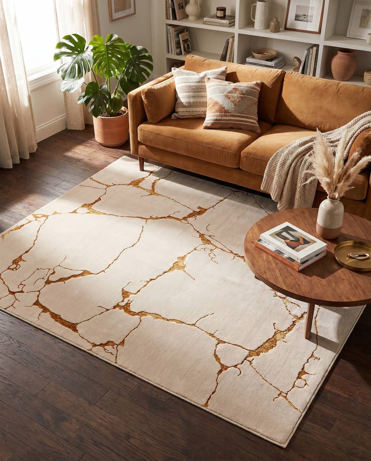 Detail image of 5' 3 x 7' Vogue Geo Rug