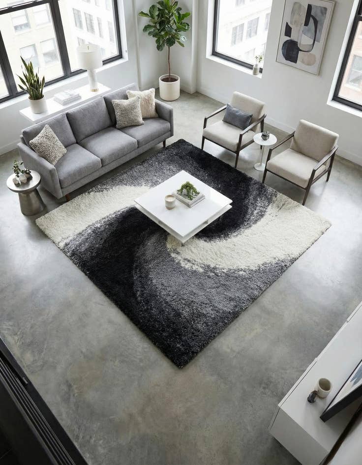 Detail image of 7' 10 x 7' 10 Soft Touch Shag Square Rug