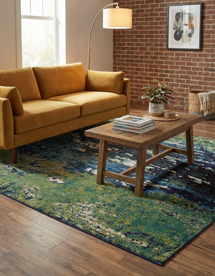 Detail image of 5' x 8' Washable Hyacinth Rug