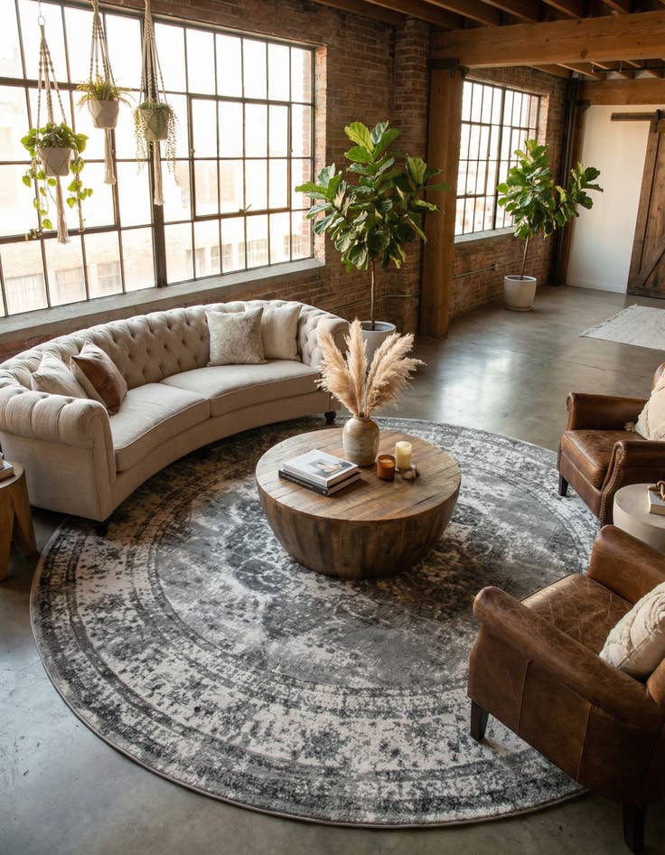 Detail image of 13' 1 x 13' 1 Monte Carlo Round Rug