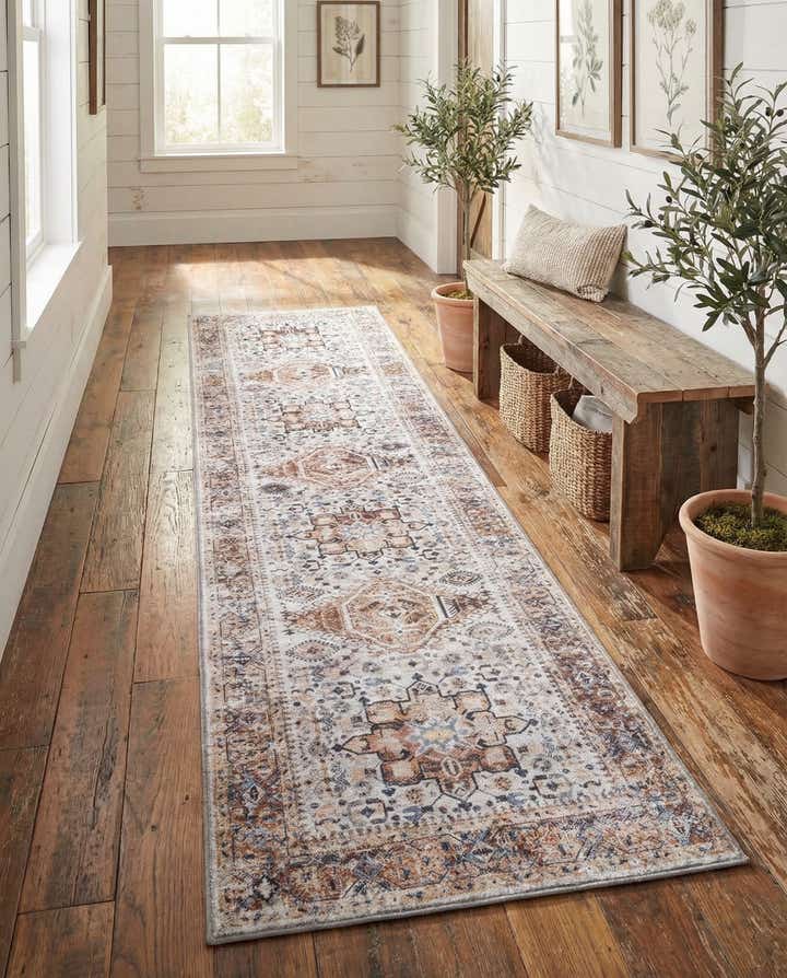 2' 7 x 10' Washable Yara Runner Rug