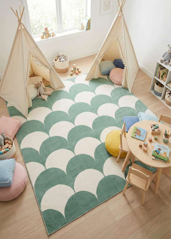 7' 10 x 7' 10 Whimsy Kids Square Rug