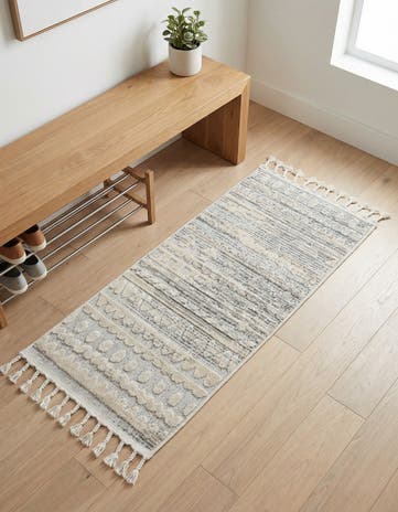 Sandy Beige Arlo Runner Rug