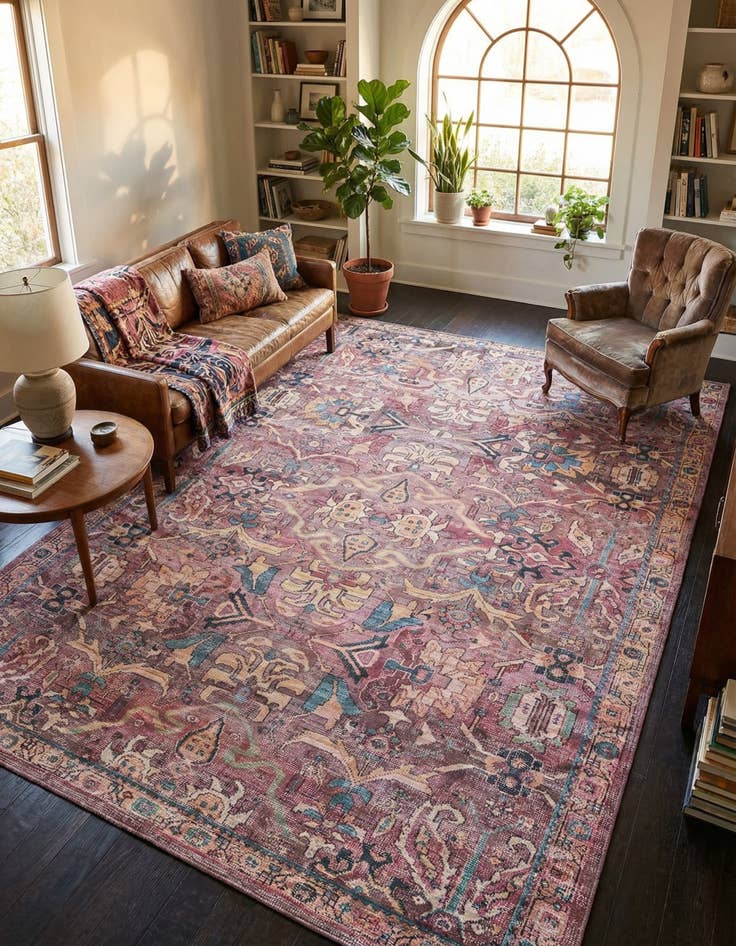 Detail image of 9' 2 x 12' Washable Nostalgia Rug