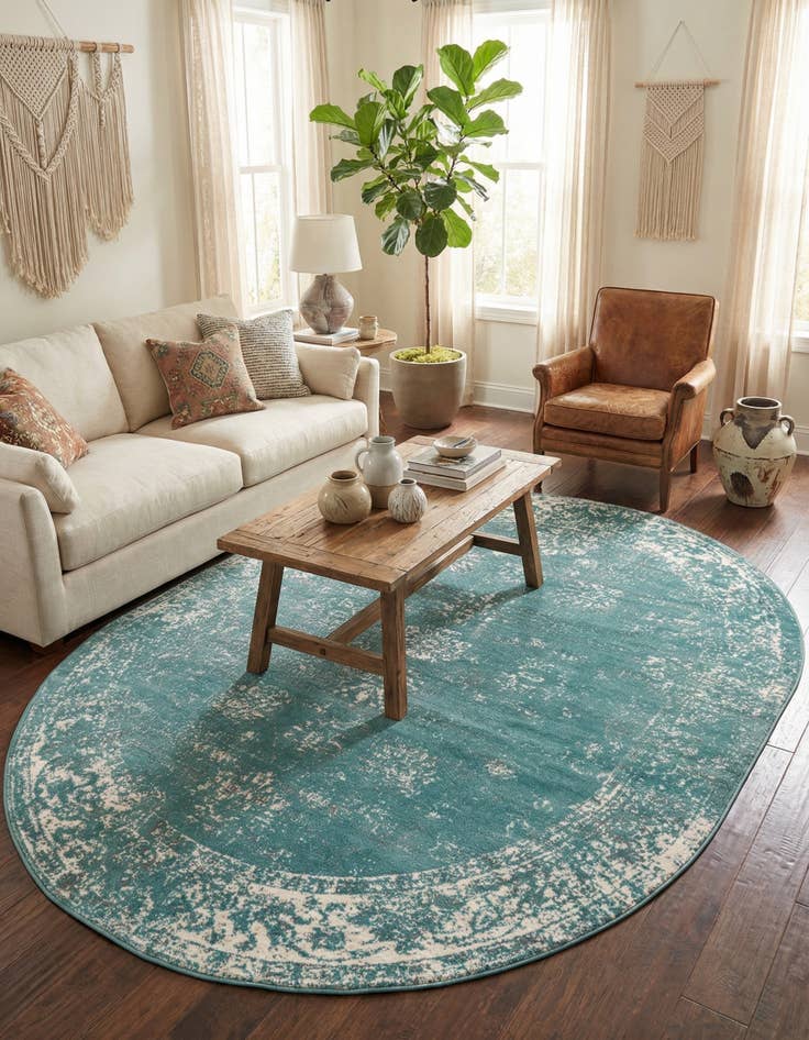 Detail image of 7' 10 x 10' Monaco Oval Rug