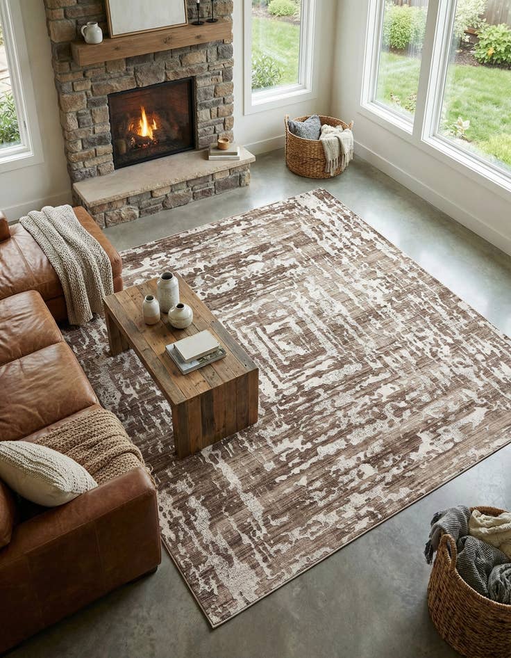 Detail image of  10' 8 x 10' 8 Hermitage Square Rug