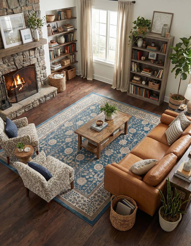 Detail image of 9' x 12' 2 Viola Rug