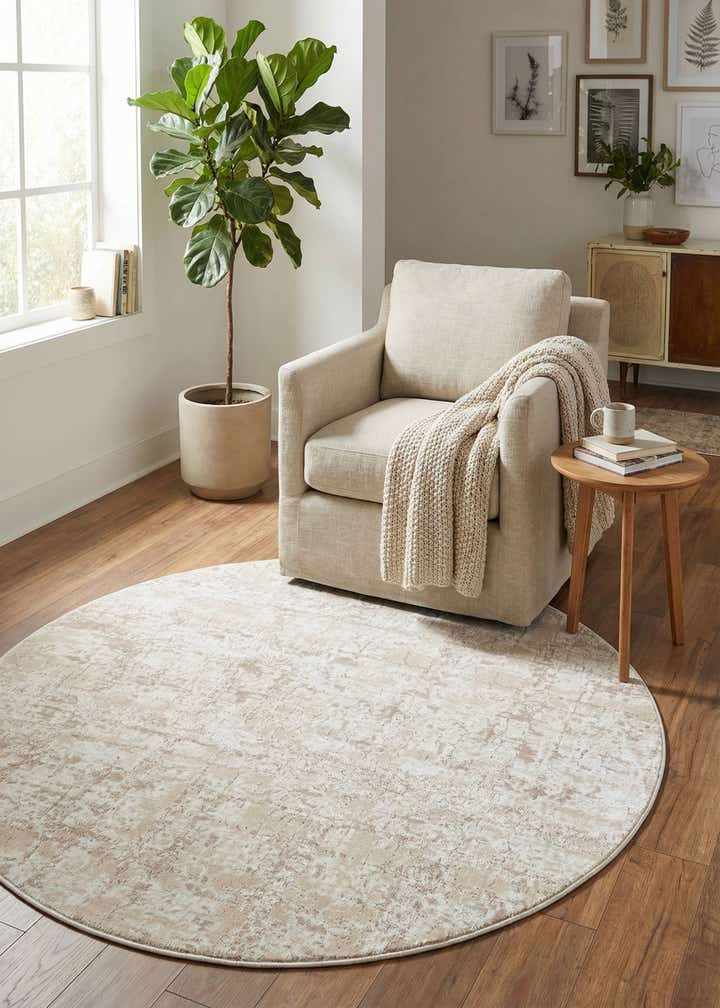 Jill Zarin 5' 3 x 5' 3 Uptown Lexington Avenue Round Rug