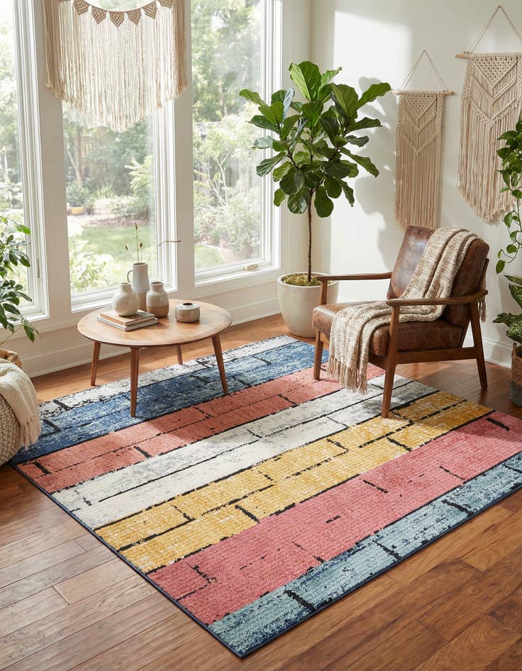 Detail image of 7' 10 x 7' 10 Tagine Square Rug