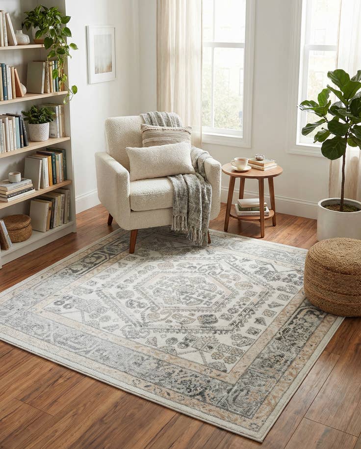 Detail image of 6' x 6' Aurelia Square Rug