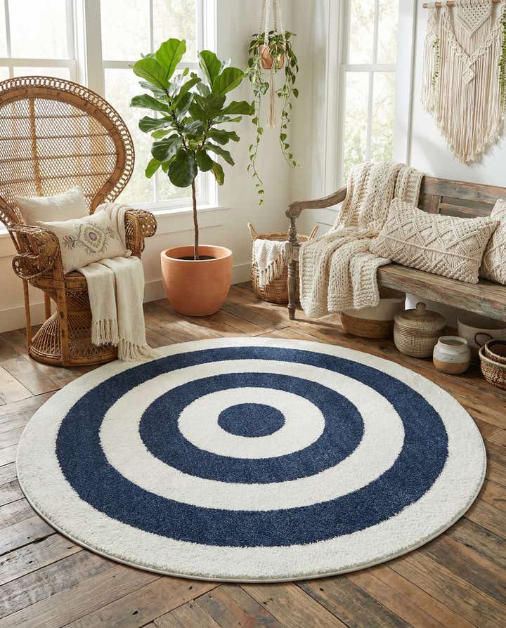 7' 10 x 7' 10 Boho Round Rug