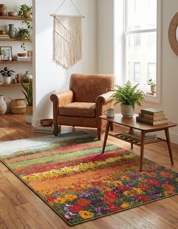 Washable Hyacinth Rug