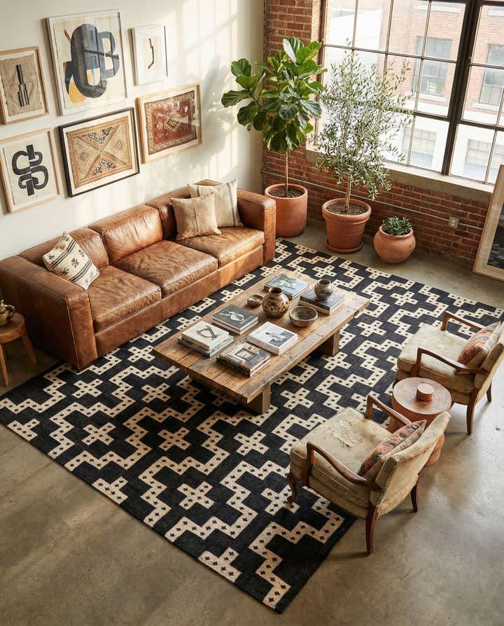9' x 12' Hand Woven Kilim Wool Rug