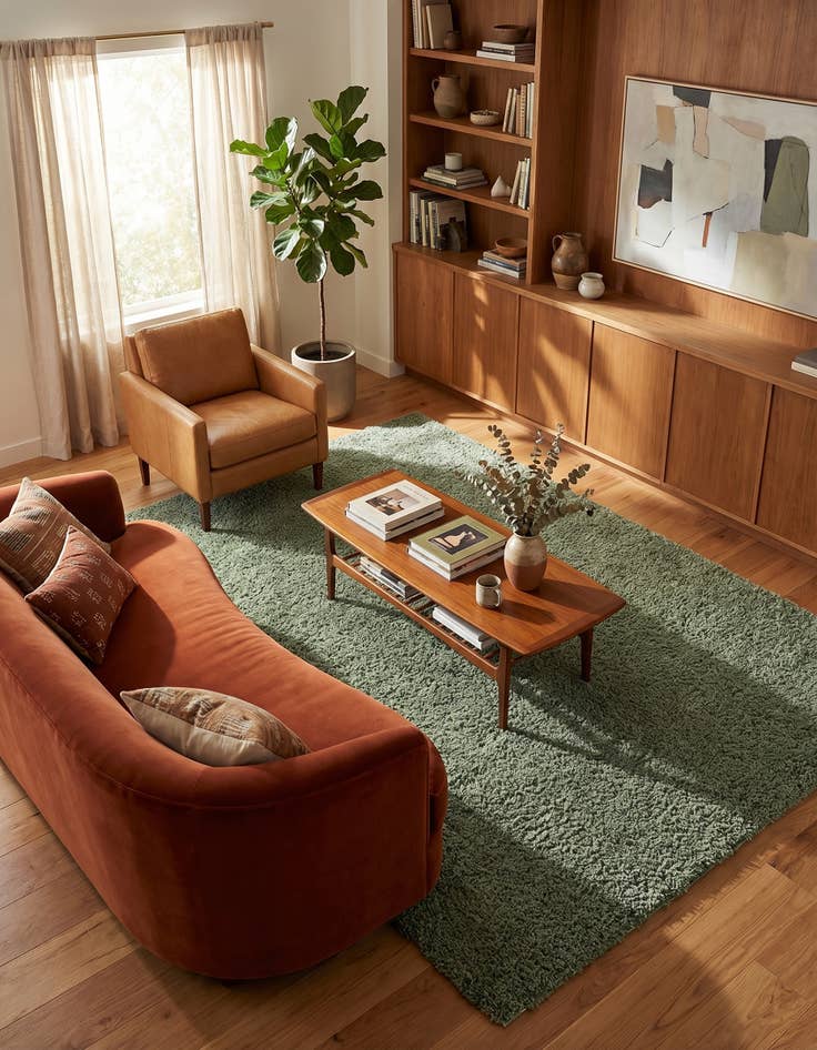 Detail image of 7' 10 x 11' Zermatt Shag Rug