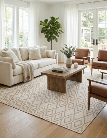 7' 10 x 10' Easy-Clean Jill Zarin Turks and Caicos Indoor / Outdoor Rug