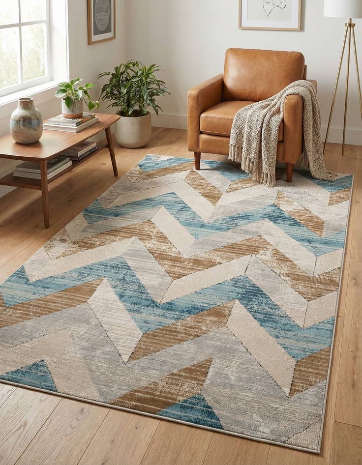 Detail image of 5' x 8' Leipzig Rug