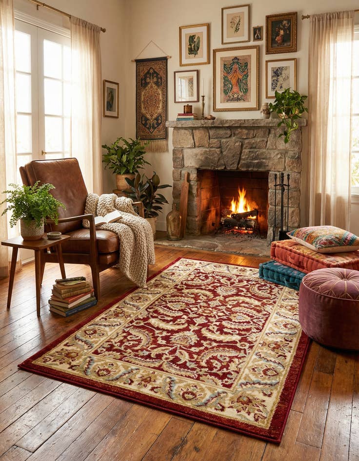 Detail image of 3' 3 x 5' 3 Aditi Rug