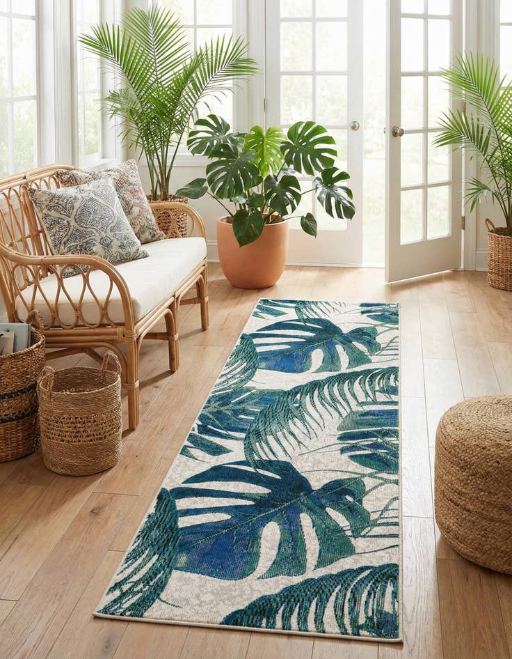 Detail image of 2' x 6' Blossom Runner Rug