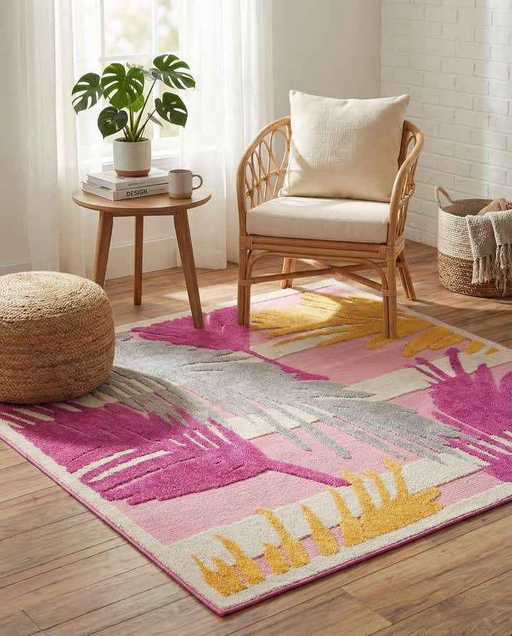 5' 3 x 5' 3 Easy-Clean Aruba Indoor / Outdoor Square Rug